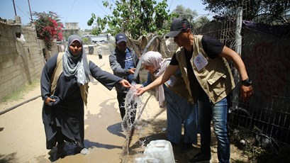 إطلاق مبادرة "قطرة مياه" في منطقة العرب بمواصي خانيونس لتعزيز الوصول الآمن والمستدام للمياه بقيادة المجتمع المحلي